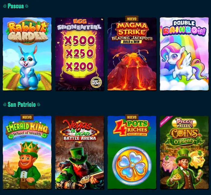 Spinanga Casino Juegos games
