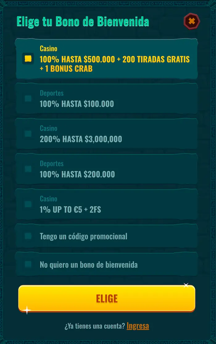 Spinanga Casino Registro login